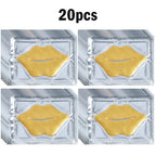 5/10/20/30pcs Pink Gold Crystal Collagen Lip Mask Plump Lips Moisturizing Nourishing Lip Patches Lips Plumper Skin Care Products