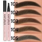 6 Colors 1PC Brown Eyebrow Pen Waterproof 4 Split Tip Black Eyebrows Pencil Liquid Eye Brow Makeup Lasting Cosmetic for Gifts