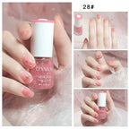 No-bake Nail Polish Nail Art Tearable Quick Dry Normal Without Lamp Nail Polish Glitter Sequins UV Varnish Nails Tools