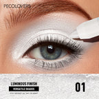 1PC Waterproof Eyeshadow Sticks Long Lasting High Pigmented Shimmer Glitter And Matte Neutral Brown Eyeshadow Pencil Crayon