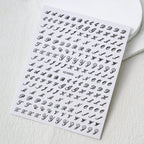 1Pc 3D Roman Letter Nail Stickers Gold/Silver/Black/Laser Alphabet Self Adhesive Decal Y2K English Words/Number Manicure Sliders