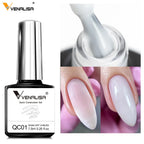 VENALISA 7.5ml Quick Construction Gel Semi Transparent Jelly Color Nail Gel Polish Strengthener Soak Off UV LED Nude Pink Gel
