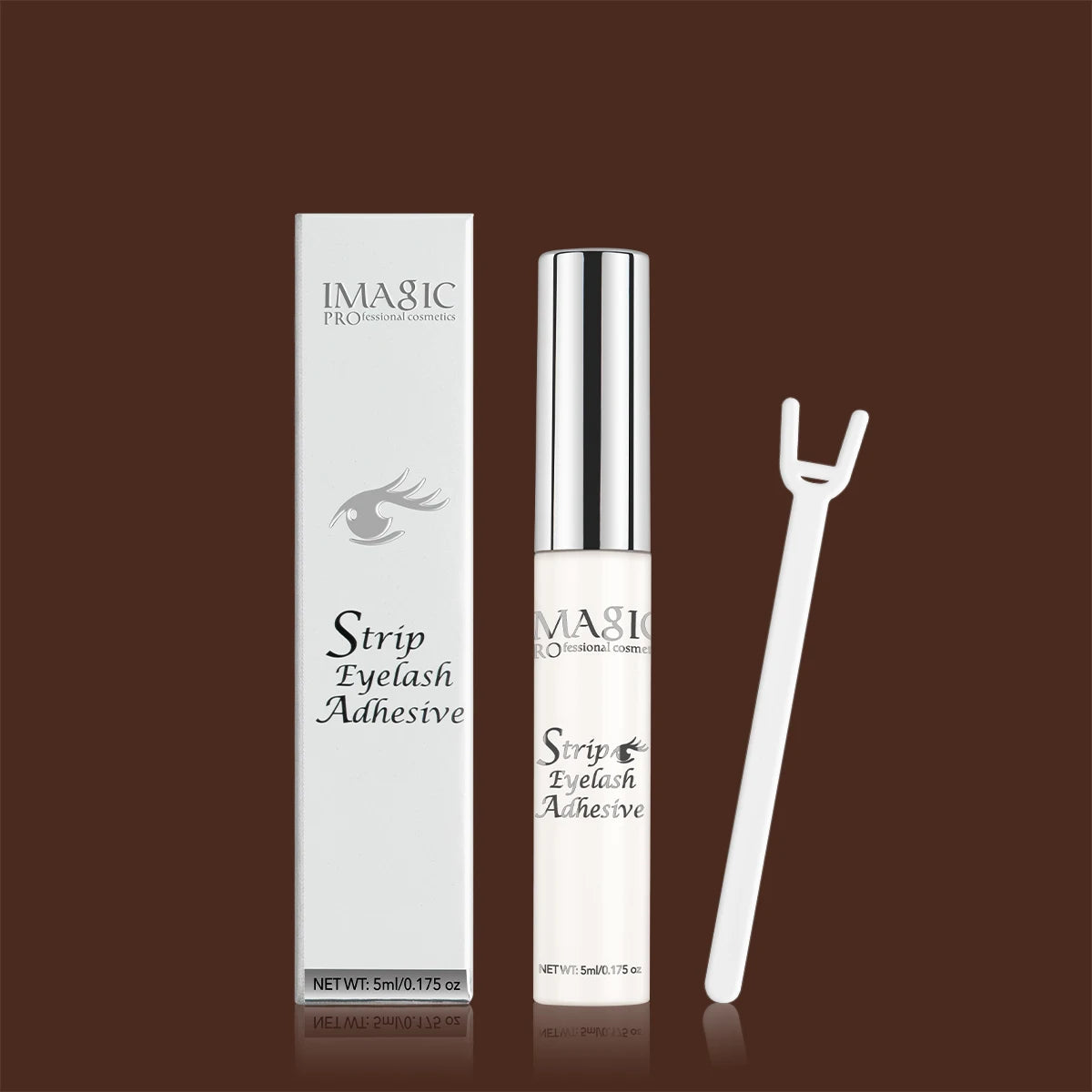 IMAGIC 5ml False Eyelash Extension Glue Waterproof Fast Dry Long Lasting Strong No Irritation Transparent Eyelash Primer Tools