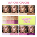 8 Colors Cream Highlighter Palette for Highlight Face Brighten Highlighter Blush Shimmer Waterproof Makeup Tool Cosmetics