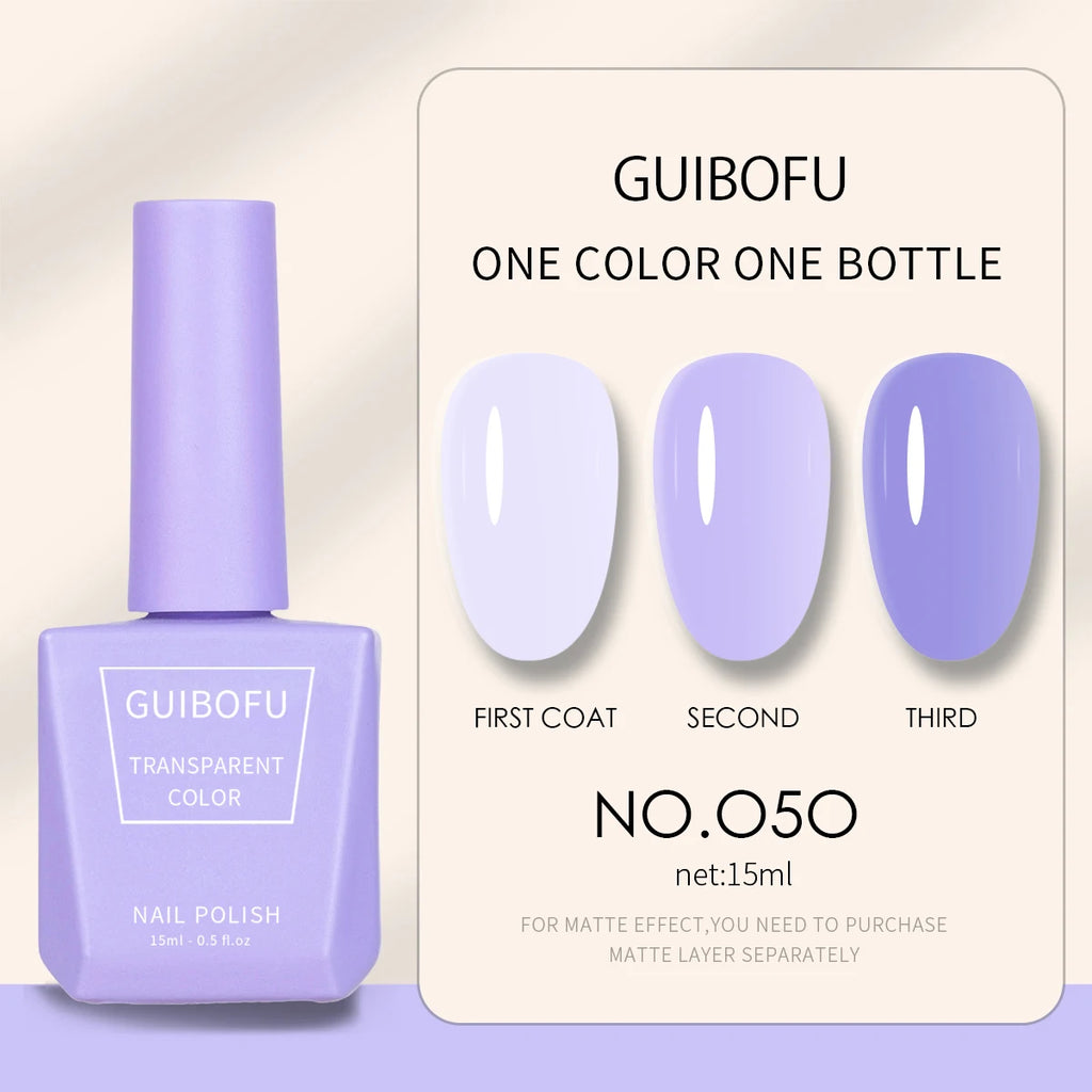 1pc 15ml Milky Jelly Nude Gel Nail Polish Transparent Colors Sheer White Pink Gel Nail Kit For Salon 68 Color