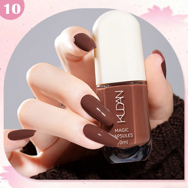 10ml Water-Based Peel Off Nail Polish 40 Colors Long Lasting Quick Drying No Need of Lamp to Cure Nail Supplies Manicure Nails