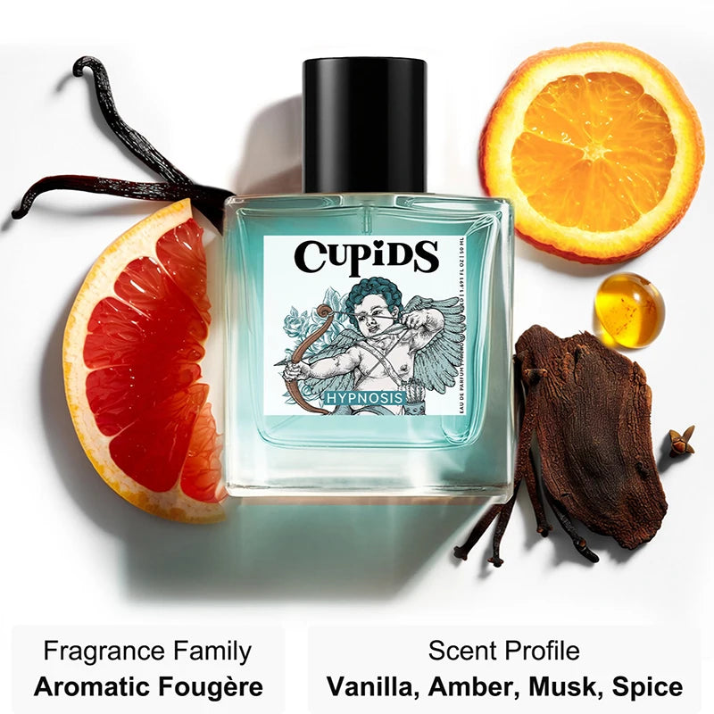 Cupid Perfume Long-lasting Fragrance Neutral Pheromone Floral Fruity Fragrance Cologne Attract Opposite Sex Charm Dating perfume