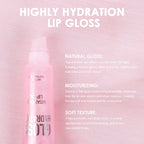 Crystal Jelly Lip Gloss Tube Lip Moisturizing Oil Shiny Lip Oil Moisturizing Women's Lip Gloss Makeup Lip Gloss Cosmetics