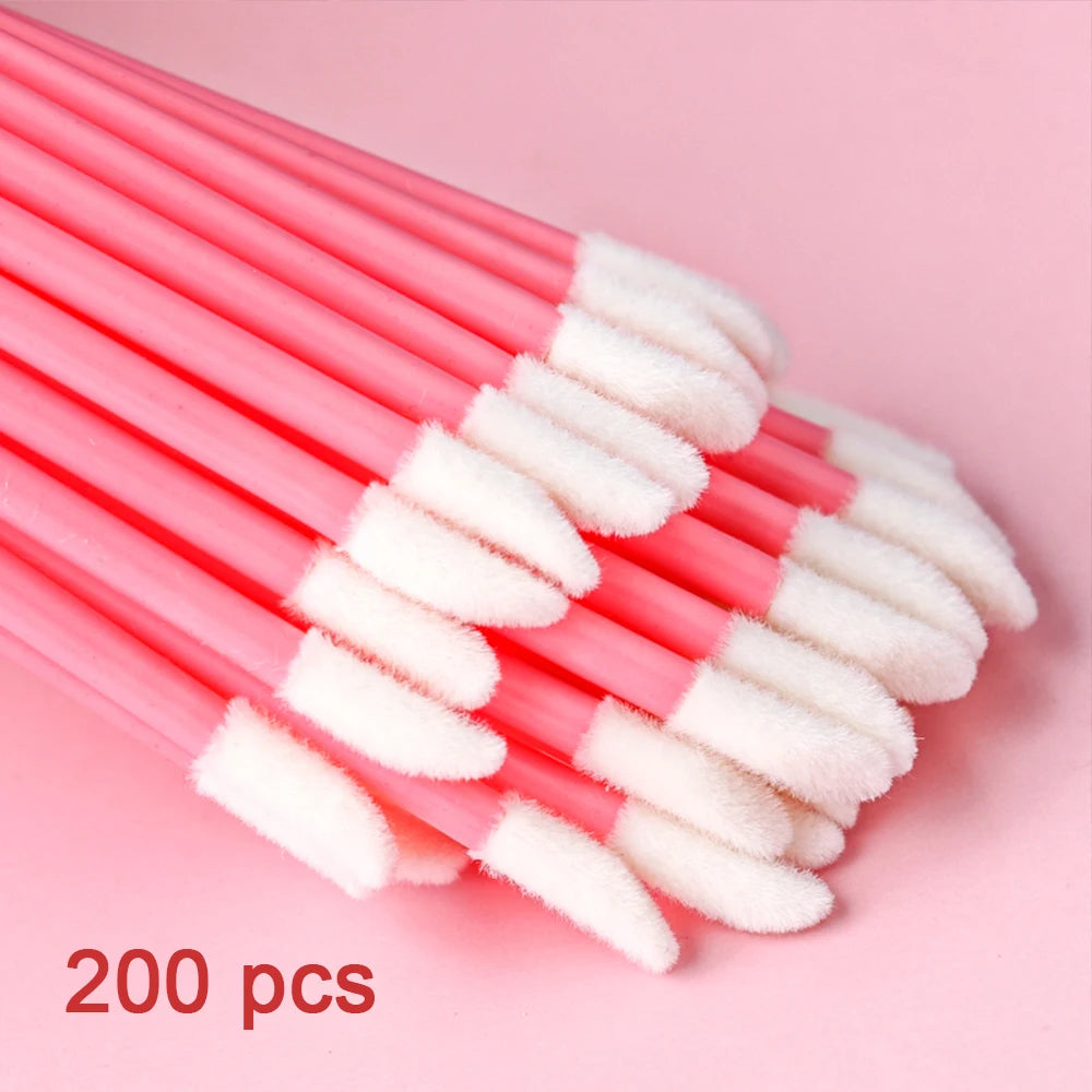 50/1000pcs Lip Brushes Applicators Lip Gloss Wand Applicator Eyelashes Brush Lipstick Brush Beauty Makeup Supplie Tool