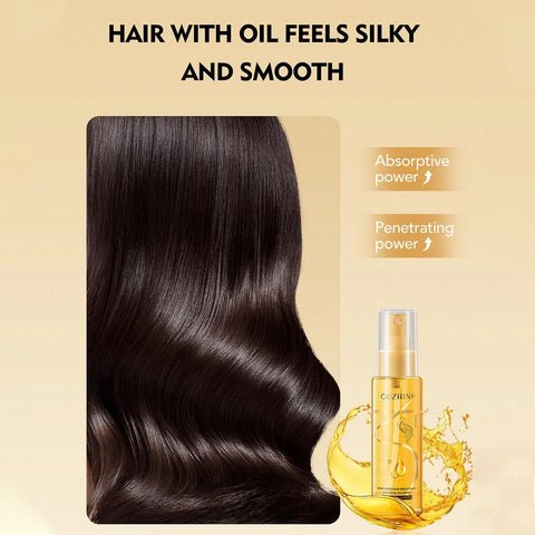 Deep nourishing hair care essential oil spray can increase luster and improve hair repair and damage fragrance