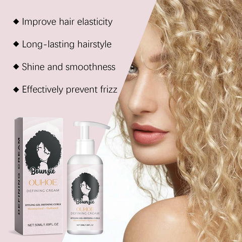 Curl Styling Elastin Nourishing Hair Preventing Dry And Damaged Hair Moisturizing Lasting Styling Curling Hair Care Essence 50ml