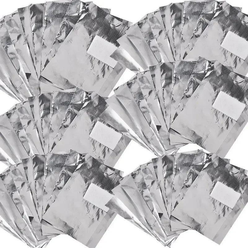 Professional Grade Nail Polish Remover Foil Wraps - 100pcs Thickened Cotton Swabs