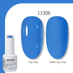 Arte Clavo Solid Color Gel Nail Polish 15ml Soak Off UV LED Gel Semi-Permanent Glitter Polish For Manicure Nail Art Salon Gel