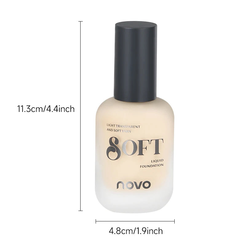 Hyaluronic Acid Liquid Foundation BB Cream-Matte Finish,Long-Lasting,  Hydrating, Oil Control, Waterproof, Covers  Blemishes