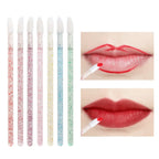 100/300PCS Crystal Lip Brush Lipstick Gloss Applicator Wands Wholesale For Eyelashes Extension Tool Kits Makeup Accessories