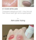 HERORANGE Aqua powder blusher Stick Korean Girls Whitening Natural Naked Makeup Highlight powder blusher Brightening Cream