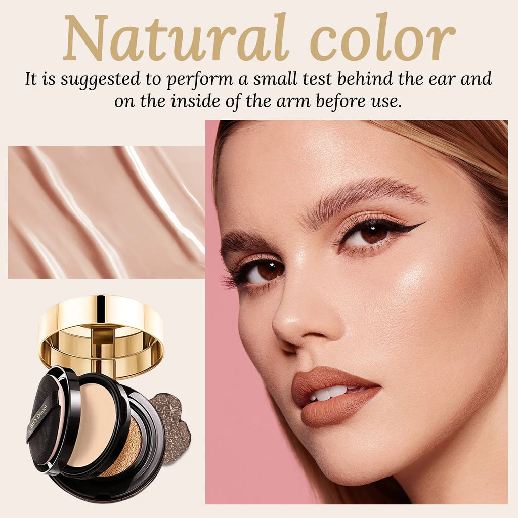 2 IN 1 Air Cushion Foundation+Matte Face Pressed Powder Makeup BB Cream Concealer Oil-control Waterproof Long-lasting Cosmetics