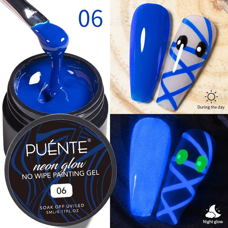 PUETNE 7.5ML Amber Moonlight Cat Magnetic Gel Nail Polish Winter Nails Jelly Glass Cat Eye Soak Off UV Semi-Permanent Varnish