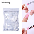 UR SUGAR Milky White Clear Pink Color 15ml Jelly Extension Nail Gel Polish Soak Off UV LED Gel Varnish Manicure Tips Tools