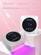 Rechargeable 180W UV LED Nail Lamp For Quick Curing All UV Gel 57LED Professional Nail Dryer With Motion Sensing Salon Equipment