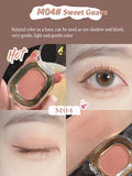 Rose Brown Monochrome Eyeshadow Palette 9 Colors Matte Grey Glitter Shadow Contouring Powder Pigment Eye Primer Beauty Makeup