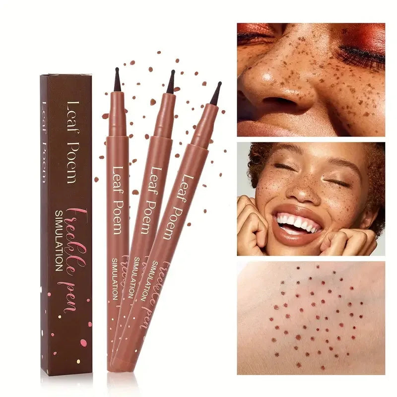 1pc Face Fake Freckles Pen Natural Waterproof Lifelike Fake Freckles Pen for Long Lasting Look Dot Spot Pen Makep Tool Cosmetic