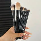 BKNikki Pro Artist Makeup Brush Set 7PCS Professional Face Powder Blush Eyeshadow Brow Liner Cosmetic Brushes