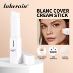 Waterproof Blanc Cover Cream Stick Dual-ended Design Creamy Texture Concealer Foundation Buildable Coverage Face Base Makeup