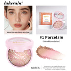 Matte Face Foundation Bronzer Pressed Powder Compact Long Lasting Oil Control Translucent Loose Setting Powder For Face Makeup