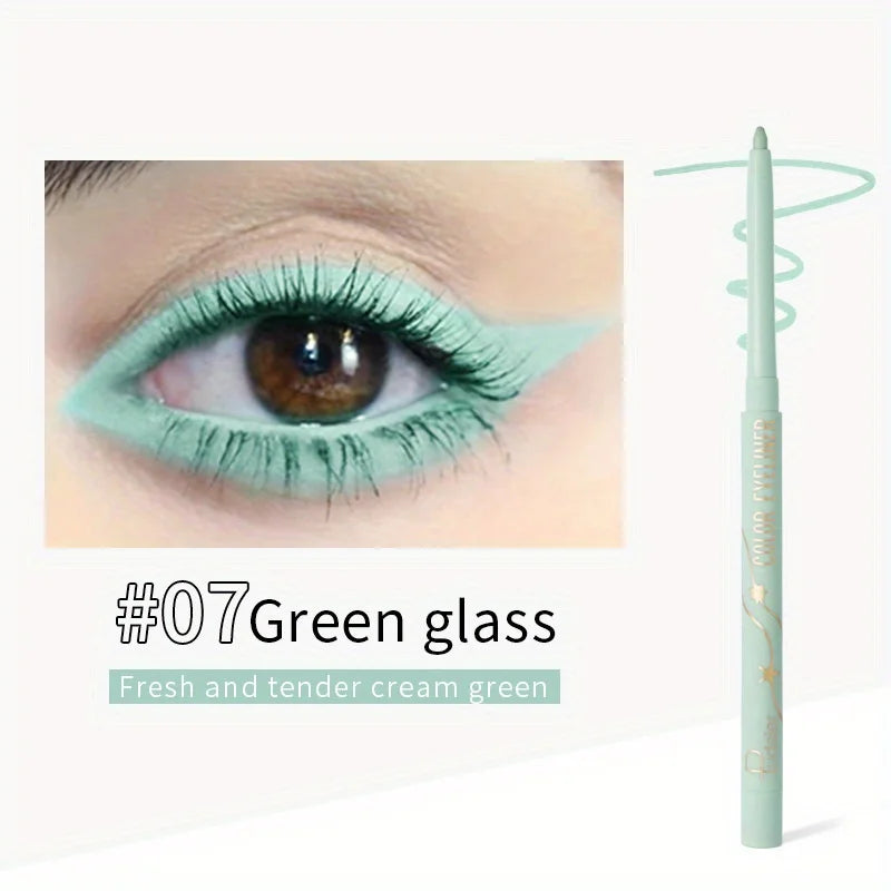 Colorful Eyeliner Gel Pencil Waterproof Lasting Easy To Wear Eyes Beauty Makeup Natural Matte Lying Silkworm Eye Liner
