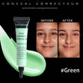 Full Coverage Waterproof Liquid Concealer LongLasting Oil Control Green Purple Orange Contour Matte Nude Facial Concealer Makeup
