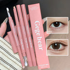 Gege Bear Dual-Tone Silkworm Pen, 2-in-1 Highlight & Shadow for Natural, Long-lasting and 3D Effec, Friendly to Beginners