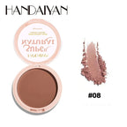 8 Colors Loose Powder Oil Control Waterproof Mineral Face Foundation Cosmetics Long Lasting Makeup Powder Compact Powder Pressed