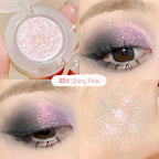 Diamond Glitter Monochrome Eyeshadow Palette Discoloration Eyeshadow Highlighter Sequins Waterproof Lasting Eyes Makeup Pigments