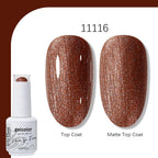 Arte Clavo Solid Color Gel Nail Polish 15ml Soak Off UV LED Gel Semi-Permanent Glitter Polish For Manicure Nail Art Salon Gel
