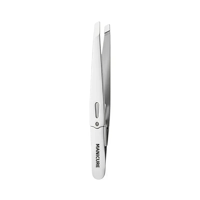 Professional Precision Tweezers for Hair Removal High-Precision Slant Tip with Ergonomic Handle  Eyebrow Tweezers Christmas Gift