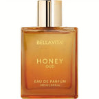 BellaVita Luxury Honey Oud EDP 3.4oz / 100ml Warm Sweet Amber Vanilla Long Lasting Unisex Perfume Ideal Holiday Gift