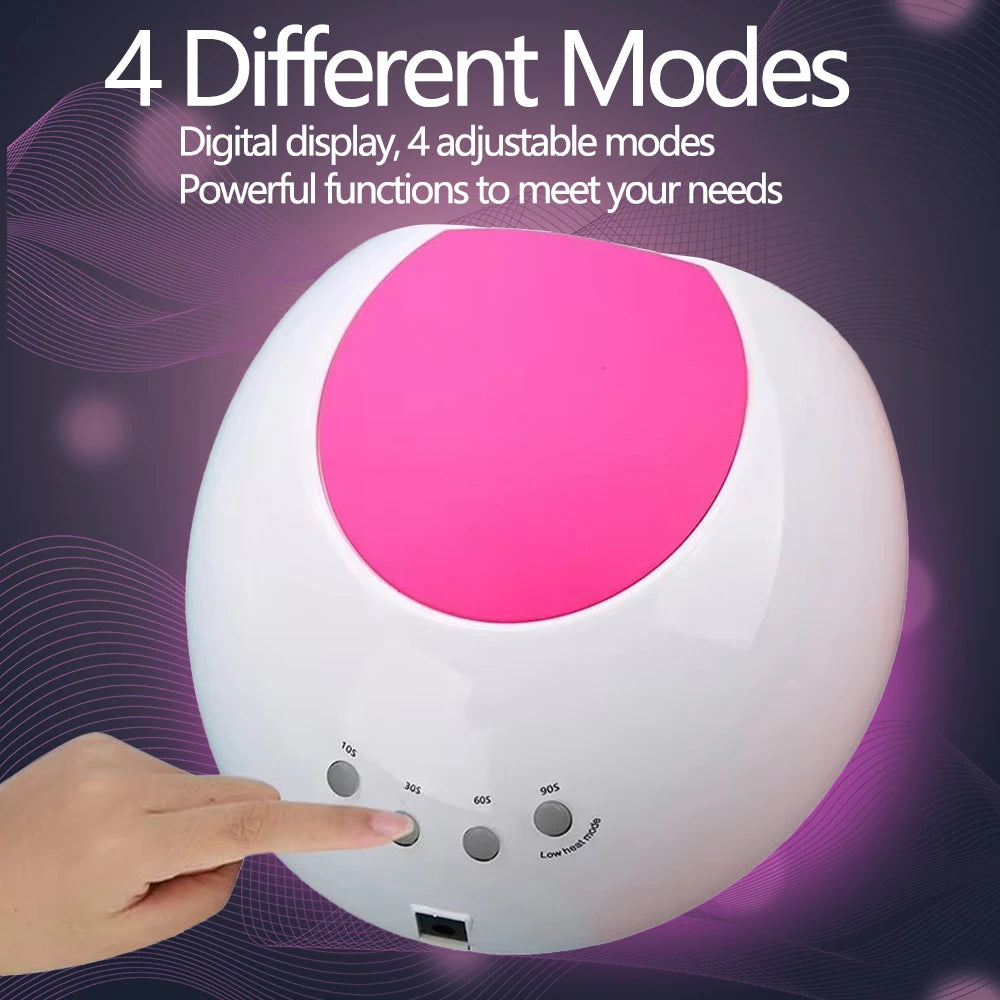 Sun2C UV Nail Lamp 48W Gel Polish Dryer Pedicure Light Manicure Lamp Nail Art Gel Dryer Machine Nail LED Lamp Not Black Handed