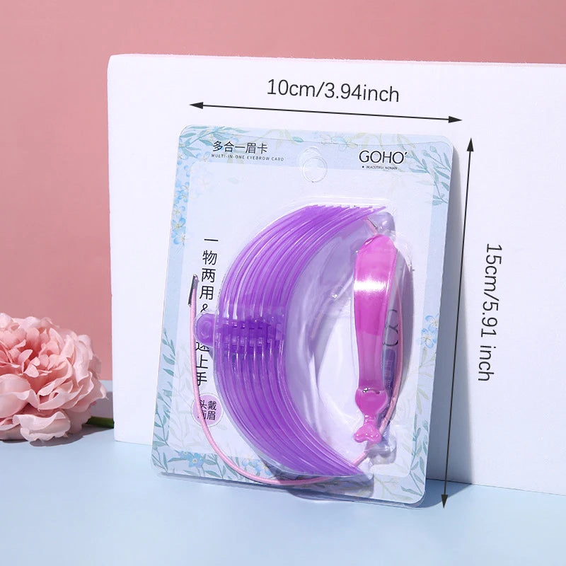 【8 In 1 Reusable Eyebrow Stencils Eye Brow Stamp Templates Eyebrow Shape For Women Eye Brow Make Up Accessories Beauty Tools】