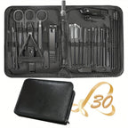 New Manicure Set 30 in 1 Nail Clippers Set Nail Manicure Kit for Women RedFlow Toenail Clippers,Pedicure Kit Pedicure Tools