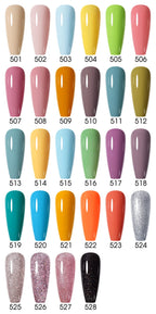 NAILCO 15ml 10pcs/Set Nude Colors Gel Nail Polish UV Gel Nail Polish Pink Nail Lakiery Esmalte Top Base Nail Art Design Vernis