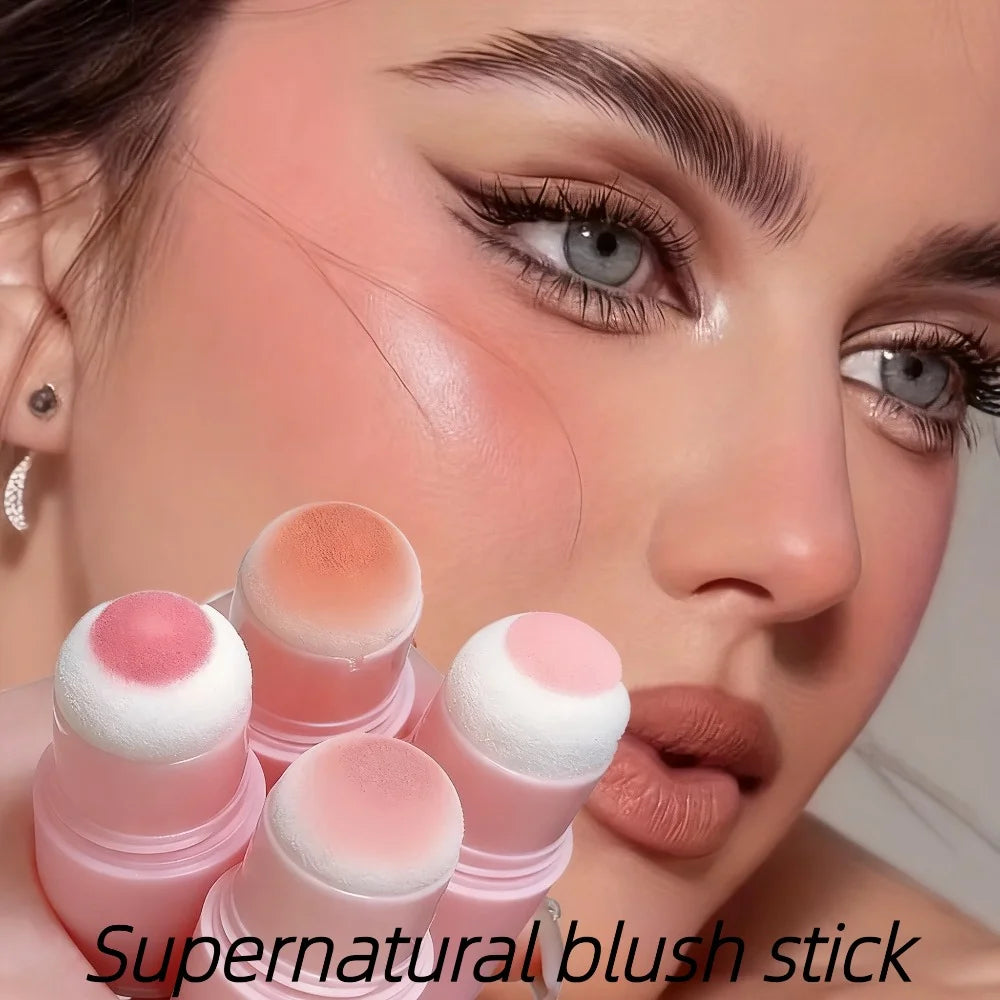 Matte Blush Stick for Vibrant Brightening Makeup Enhances Skin Tone Great Christmas Present for Women and Girls