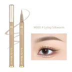 Ultra-fine Liquid Eyeliner Waterproof Glitter Matte Black Brown Shiny Eyeliner Lying Silkworm Pen Eye Beauty Party Makeup Tools