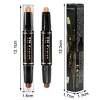 Double Head Highlight Pen Face Make Up Liquid Waterproof Contouring Foundation Contour Makeup Concealer Stick Pencil Cosmetics