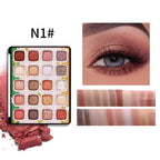 High Quality MISS ROSE 20 Colors Diamond Nude Eyeshadow Palette Make Up Pigment Silky-Smooth Matte Shimmer Eye Shadow Cosmetics
