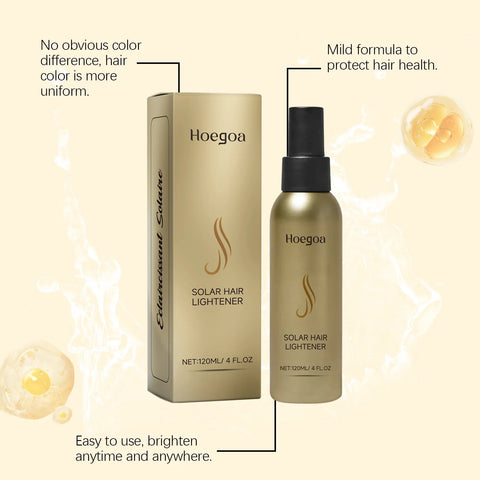 Hair Color Brightening Spray Enhance Shiny Antioxidant Color Protection Long-Lasting Brighten Refreshing Moisturize Hair Spray