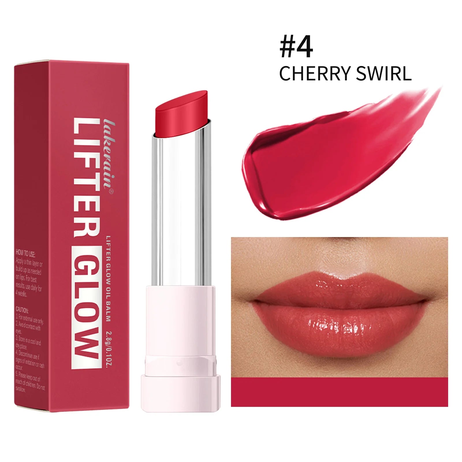 Lip Balm Lifter Glaze Oil Balm with Hyaluronic Acid and Hydrating Oil Blend with 24HRs of Smooth Moisturizing Shine Pink Makeup
