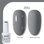 Arte Clavo Solid Color Gel Nail Polish 15ml Soak Off UV LED Gel Semi-Permanent Glitter Polish For Manicure Nail Art Salon Gel