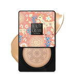 Waterproof BB Cream Mushroom Head Air Cushion CC Cream Moisturizing Matte Full Coverage Acne Scars Brighten Skin Tone Cosmetics