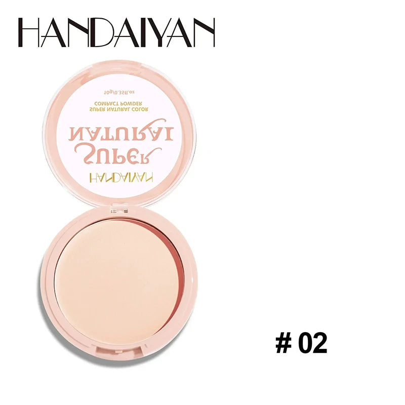 8 Colors Loose Powder Oil Control Waterproof Mineral Face Foundation Cosmetics Long Lasting Makeup Powder Compact Powder Pressed